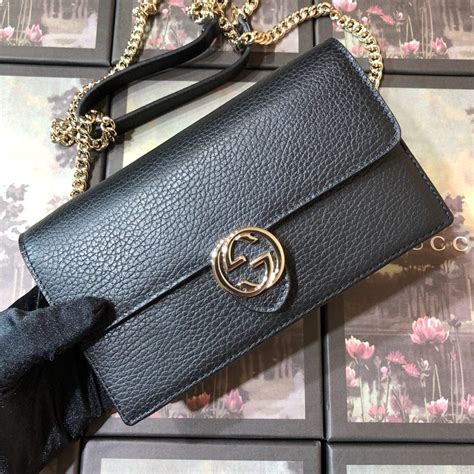 gucci wallet interlocking|Gucci signature wallet on chain.